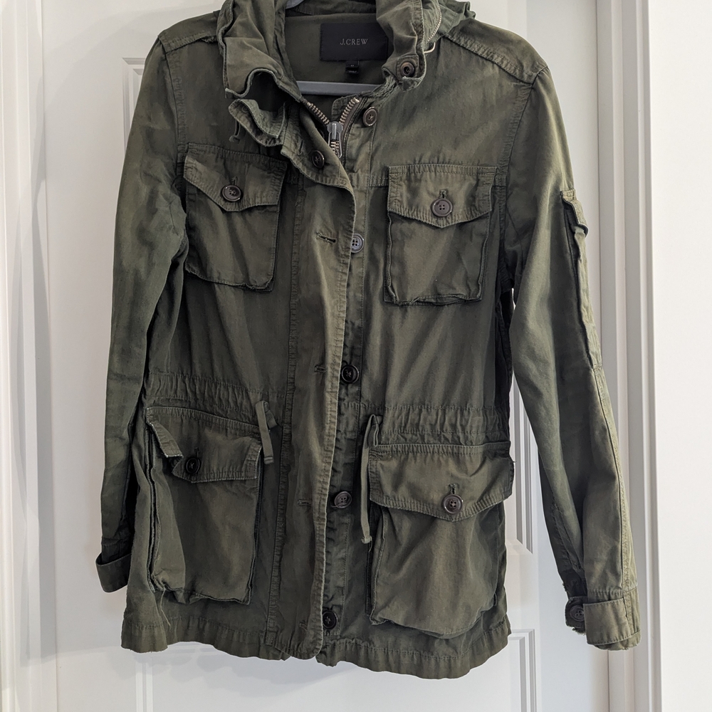 J. Crew Khaki Utility Jacket